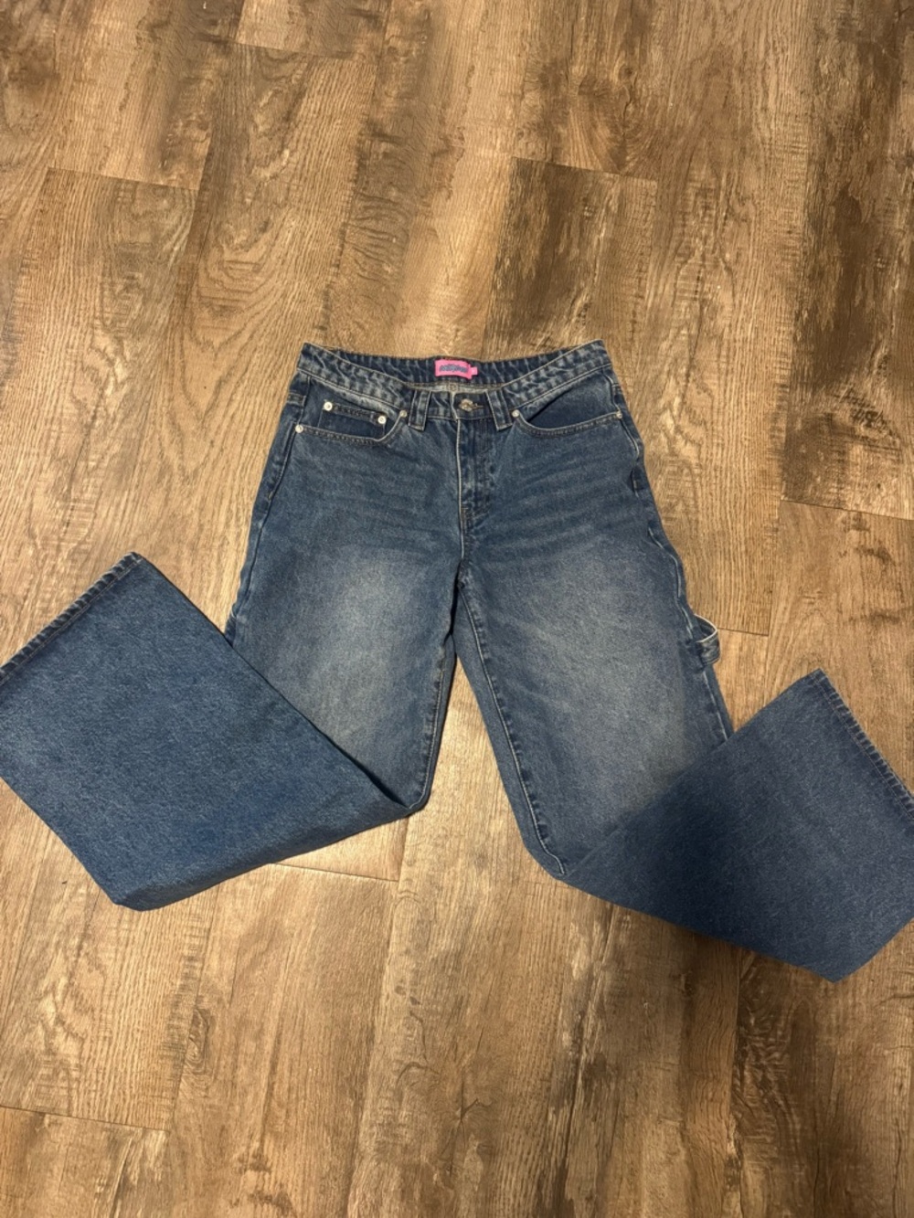 edikted cargo jean medium wash